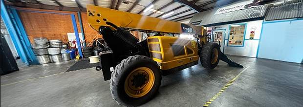 Farm tractor tire service